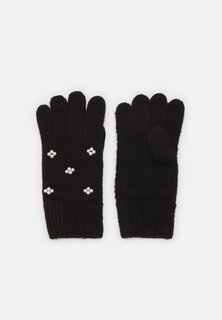 Перчатки VINORMA FINGER GLOVES VILA, черный/белый