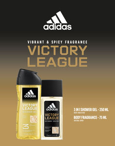 Набор: мужской парфюмированный дезодорант Adidas Men Victory League, 250 мл