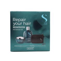 Регенерирующий набор: шампунь 250 мл + маска 200 мл + кошелек Alfaparf Repair Your Hair, 1 шт.