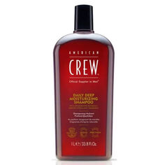 Веганский глубоко увлажняющий шампунь для сухих волос для мужчин American Crew Daily Deep Moisturizing, 1000 мл