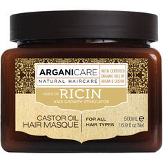 Маска для волос с касторовым маслом Arganicare, 500 мл