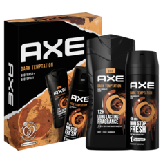 Набор: мужской парфюмированный дезодорант Axe Dark Temptation, 250 мл