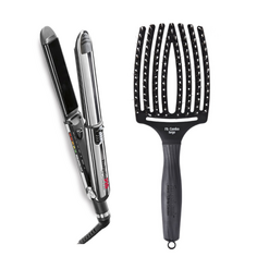 Набор для волос: выпрямитель для волос 31мм - черный Babyliss Pro Elipsis And Finger Brush Combo, 1 шт.