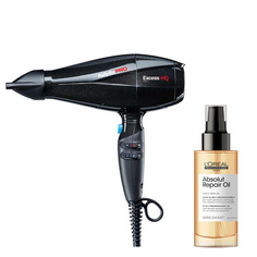 Набор для волос: ионизационный фен 2600 вт Babyliss Pro Excess Hq And Absolut Repair, 1 шт.