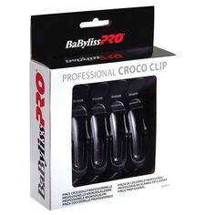 Набор: заколки для волос Babyliss Pro Croco Clips Black, 6 шт/1 упаковка