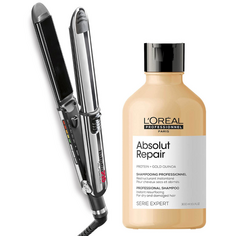 Комплект: выпрямитель для волос 31мм - черный Babyliss Pro Elipsis And Absolut Repair, 300 мл