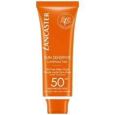 Лосьон для загара для лица spf50 Lancaster Sun Sensitive, 50 мл