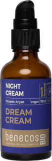 Восстанавливающий ночной крем для зрелой кожи с органическим аргановым маслом Benecos, 50 мл