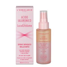 Двухфазный лак для волос L&apos;Erbolario Acido Ialuronico Luce E Volume, 100 мл L'erbolario