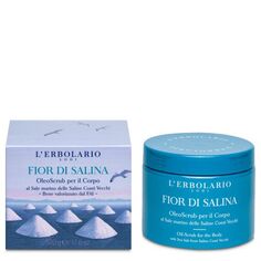 Крупнозернистый солевой скраб для тела L&apos;Erbolario Fior Di Salina, 500 гр L'erbolario