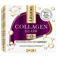 Укрепляющий крем для лица от морщин 60+ Lirene Collagen Glow, 50 мл