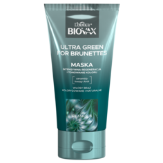 Маска для каштановых волос Biovax Glamour Ultra Green For Brunettes, 150 мл