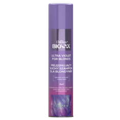 Сухой шампунь для светлых волос Biovax Glamour Ultra Violet For Blond, 200 мл