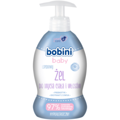 Липидный гель для мытья тела и волос Bobini Baby, 300 мл