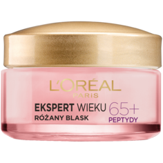 Многофункциональный крем для лица 65+ для дневного и ночного розового сияния L&apos;Oréal Paris Ekspert Wieku, 50 мл L'Oreal