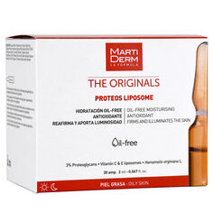 Увлажняющая сыворотка с антиоксидантами для жирной кожи в ампулах Martiderm The Originals Proteos Liposome, 30х2 мл