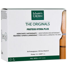 Увлажняющая сыворотка для лица с антиоксидантами в ампулах Martiderm The Originals Proteos Hydra Plus, 10х2 мл