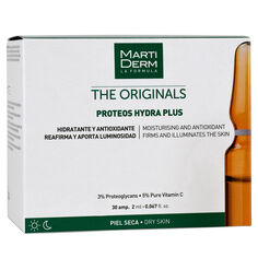 Увлажняющая сыворотка для лица с антиоксидантами в ампулах Martiderm The Originals Proteos Hydra Plus, 30х2 мл