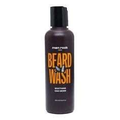 Успокаивающее мужское мыло для бороды с дубовым мхом Men Rock Beard Wash, 100 мл