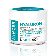 Успокаивающий крем для лица 40+ Mincer Pharma Hyaluron, 50 мл