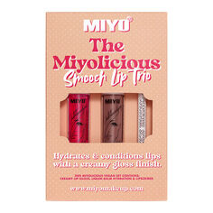 Набор: блеск для губ miyo miyolicious smooch lip trio Miyo Licious Smooch Lip Trio, 1 шт.