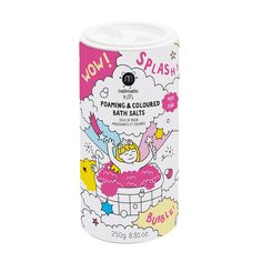 Пенящаяся соль для ванн детская розовая Nailmatic Kids Foaming &amp; Coloured Bath Salts, 250 гр