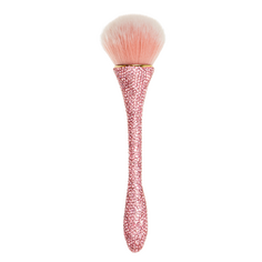 Кисточка для макияжа – нежно-розовая Color Care Crystal, 1 шт.