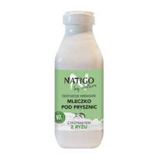 Питательное сливочное молочко для душа с экстрактом риса Natigo By Nature, 400 мл