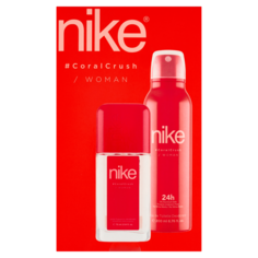 Набор: парфюмированный женский дезодорант Nike Coral Crush, 200 мл