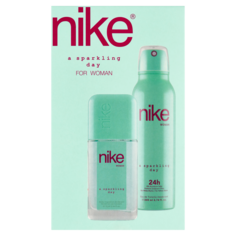 Набор: женский парфюмированный дезодорант Nike A Sparkling Day For Woman, 200 мл