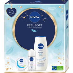 Набор: шариковый антиперспирант Nivea Feel Soft, 250 мл