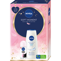 Набор: женский гель для душа Nivea Soft Moment, 50 мл