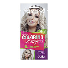 Шампунь-краска для волос 10.1 серебристый блондин Delia Cameleo Coloring, 40 мл