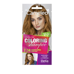 Шампунь-краска для волос 7.34 сладкий ирис Delia Cameleo Coloring, 40 мл