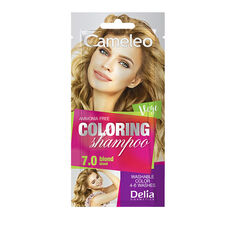 Шампунь-краска для волос 7.0 блондин Delia Cameleo Coloring, 40 мл