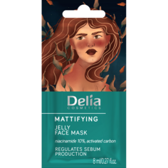 Матирующая гелевая маска для лица Delia Mattifying, 8 мл
