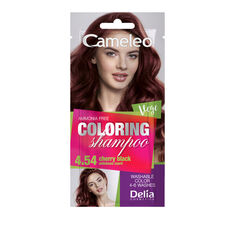 Шампунь-краска для волос 4.54 черная вишня Delia Cameleo, 40 мл
