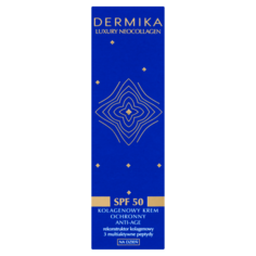 Крем для лица с коллагеном и фильтром spf50 Dermika Luxury Neocollagen, 50 мл