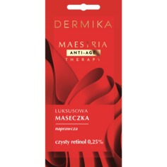 Роскошная восстанавливающая маска чистый ретинол Dermika Maestria, 7 гр