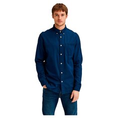 Рубашка Selected Regrick Denim, синий