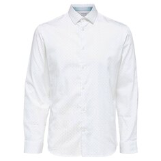 Рубашка Selected Flex-Park Slim, белый