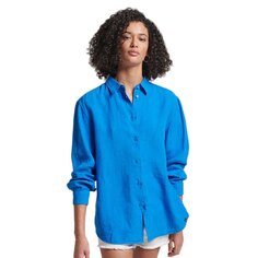Рубашка Superdry Studios Casual Linen, синий