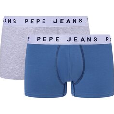 Трусы Pepe Jeans Solid Trunk 2 шт, разноцветный