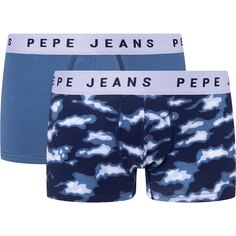 Трусы Pepe Jeans Camo Trunk 2 шт, синий