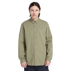 Рубашка Timberland Solid Poplin, зеленый