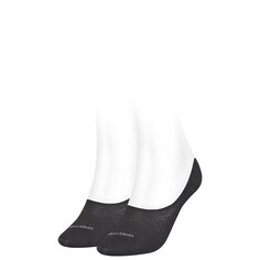 Носки Calvin Klein Footie High Cut Diamond Open Work 2 шт, черный