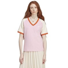 Футболка adidas Originals V Neck, розовый