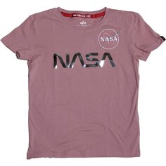 Футболка Alpha Industries NASA PM, розовый