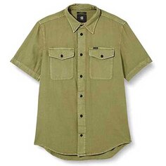 Рубашка с коротким рукавом G-Star Marine Service Slim Fit, зеленый