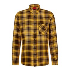 Рубашка с коротким рукавом HUGO Ermann 10252166, желтый